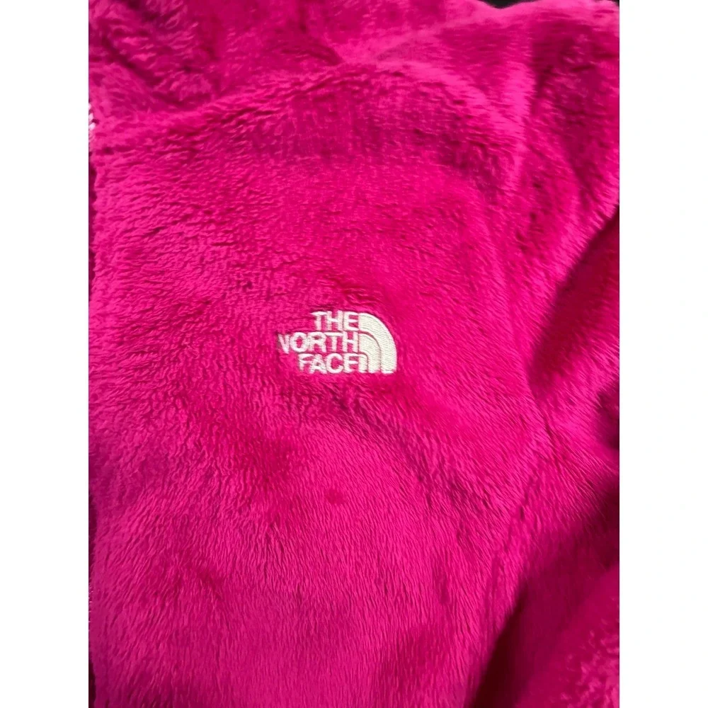 The North Face Osito Fleece Jacket Womens Large Pink Full Zip Soft Warm K7